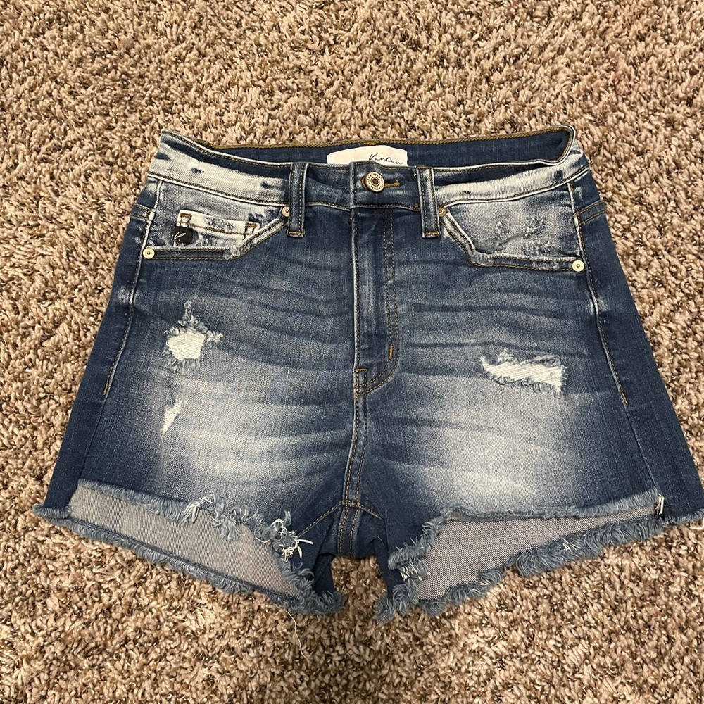 Kancan distressed shorts